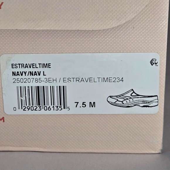 Easy Spirit Women's Travel Time Navy Slip-On Walking Sneaker Mule - Picture 6 of 6